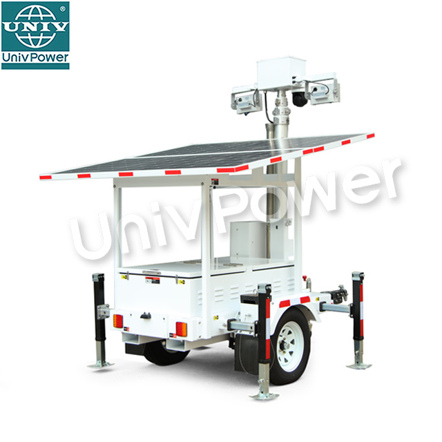 Tour d'éclairage solaire mobile UST-600 Générateur solaire